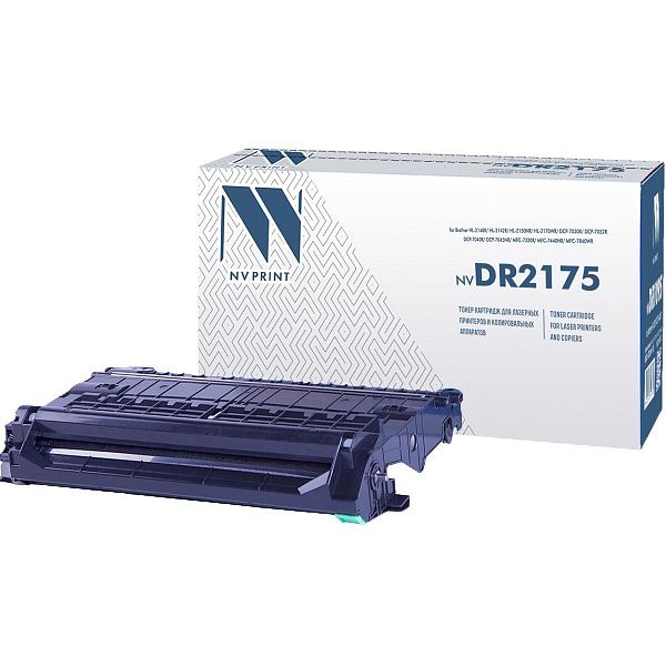 Барабан совм. NV Print DR-2175 черный для Brother HL-2140R/42R/50NR/70WR/DCP-7030R/32R (12000стр.)