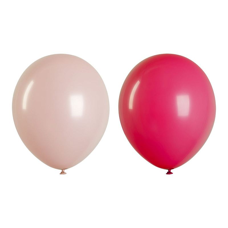 Воздушные шары, 25шт., М12/30см, MESHU, "Rose mood", пастель, 2 цвета ассорти