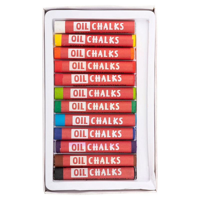 Пастель масляная Koh-I-Noor "8312", 12 цветов, картон. упаковка