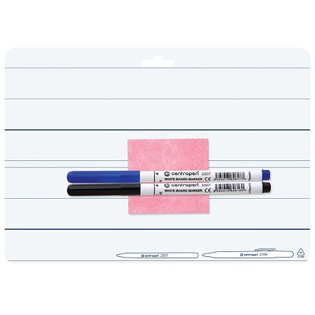 Доска для рисования с маркером двухсторонняя Centropen, горизонтальная, А4