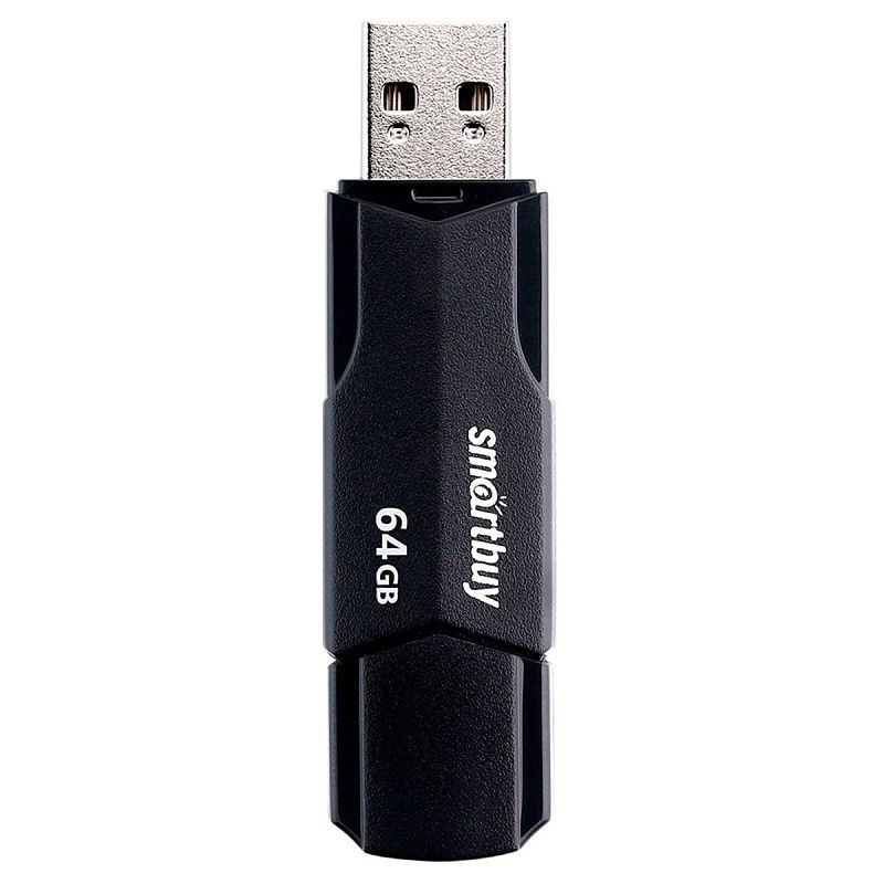 Память Smart Buy "Clue"  64GB, USB 2.0 Flash Drive, черный