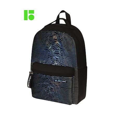 Рюкзак Berlingo "Electric" 41*28*16см, 1 отделение, 3 кармана, уплотненная спинка 