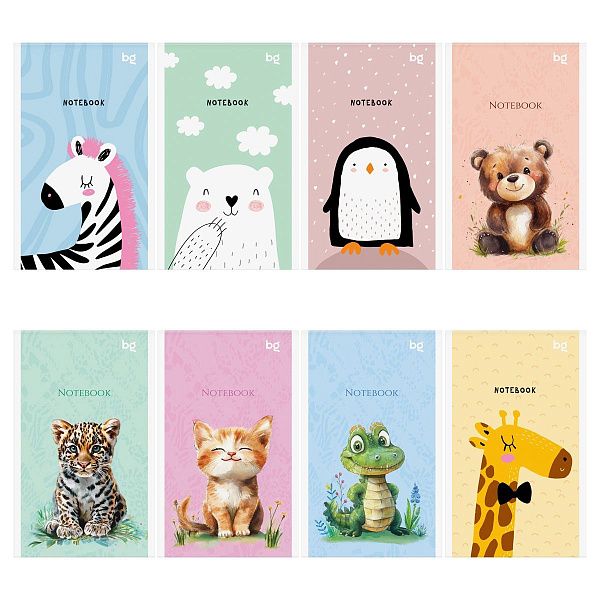 Блокнот А6 32л., на скрепке BG "Весёлые друзья"