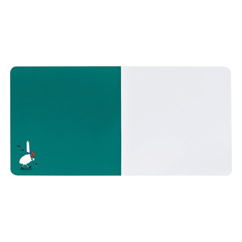 Записная книжка 170*170 мм 40л. на скрепке MESHU "Quack-Quack", soft-touch ламинация, выборочный УФ-лак, блок без линовки, 80г/м2