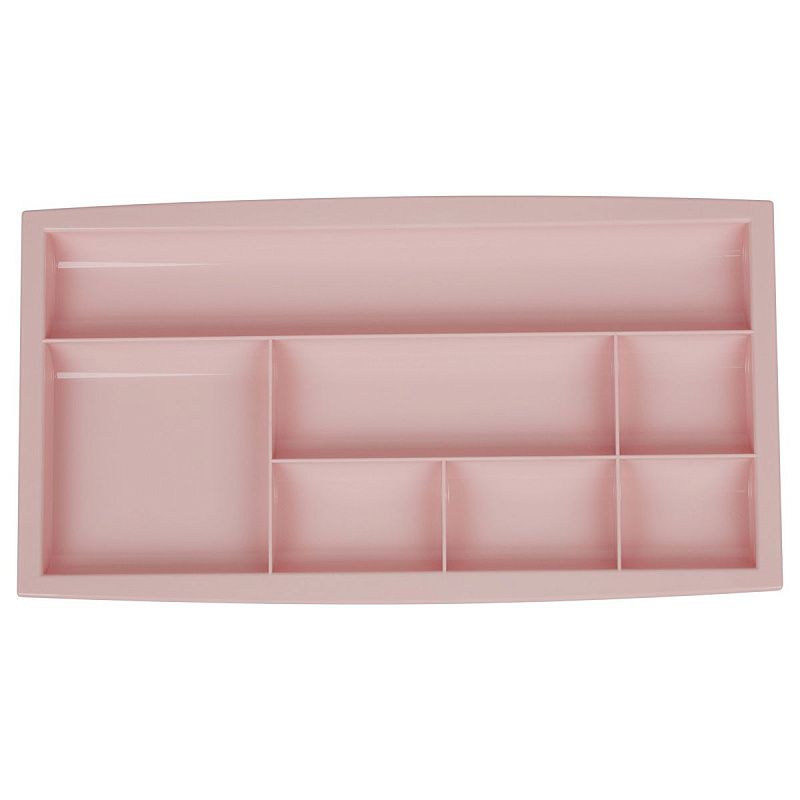 Настольная подставка СТАММ "Field", полистирол, розовая