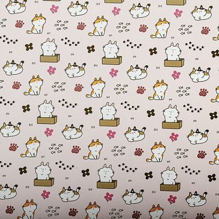 Бумага упаковочная "Funny Animals", 70x100 см, 10 дизайнов ассорти, ЗОЛОТАЯ СКАЗКА, 591917