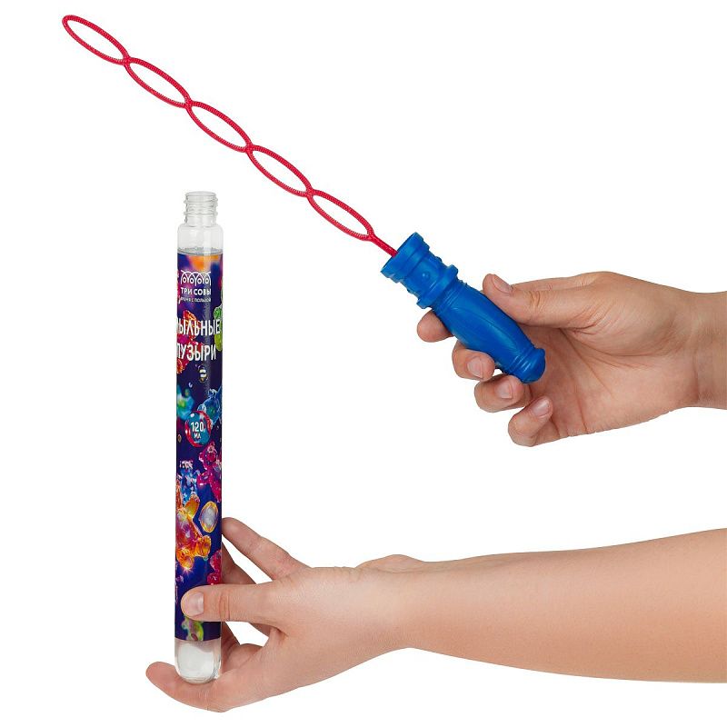 Мыльные пузыри ТРИ СОВЫ "Мишки", 120мл, ассорти