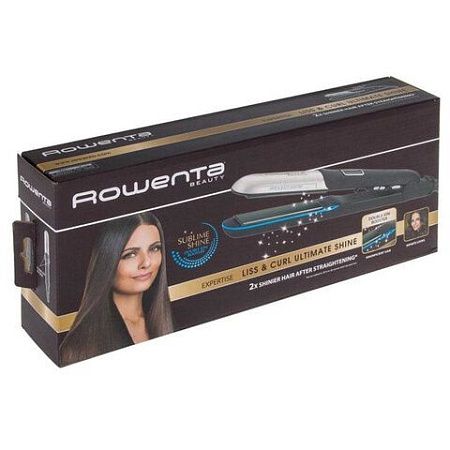 Выпрямитель для волос ROWENTA SF6220D0, 5 режимов нагрева 130-230°С, керамика, черный, 1830005680