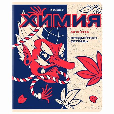 Тетради предметные, КОМПЛЕКТ 12 ПРЕДМЕТОВ, 48 л., TWIN лак, BRAUBERG "ASIA", 405174