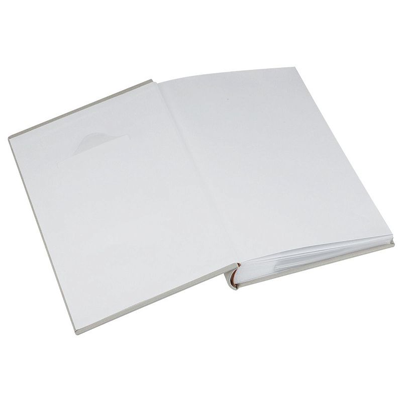 Фотоальбом 300 фото 10*15см, ArtSpace "Gray", бумажные страницы, ткань с окном