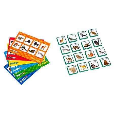 Игра настольная Лото, Step Puzzle "Зоопарк", картонная коробка