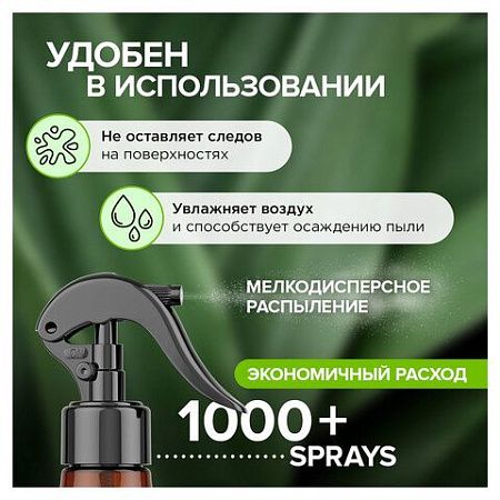 Освежитель воздуха 380 мл SYNERGETIC "Имбирь и лемонграсс", биоразлагаемый, 900004 