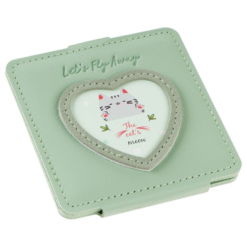 Зеркальце карманное складное MESHU "Cat's meow"