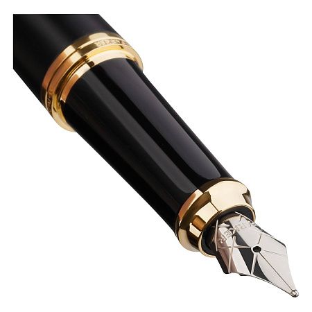 Набор Parker "Urban Duo": ручка шариковая Urban Black GT, синяя, 1,0мм  + перьевая ручка Urban Black GT 