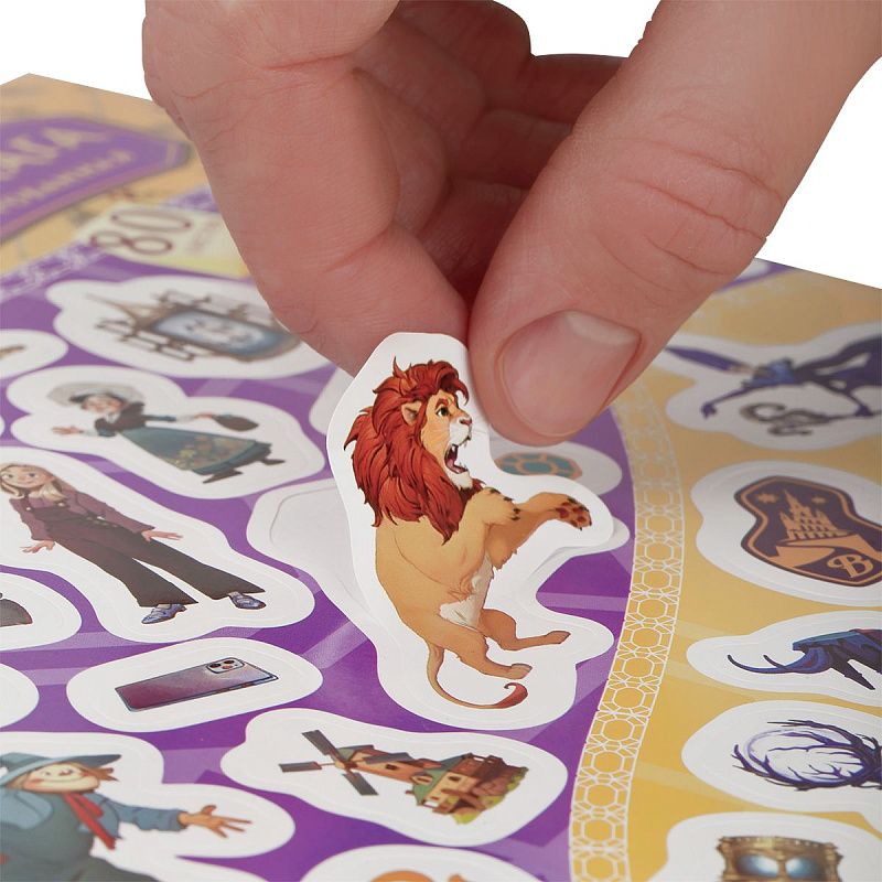 Цветная бумага тонированная А4, Мульти-Пульти, 80л., 16цв., в пакете, "Волшебник изумрудного города"