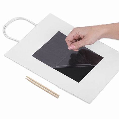 Пакет подарочный КОМПЛЕКТ 7 штук 32x13x26см скретч-слой+стилус, "White Kraft", ЗОЛОТАЯ СКАЗКА, 591969