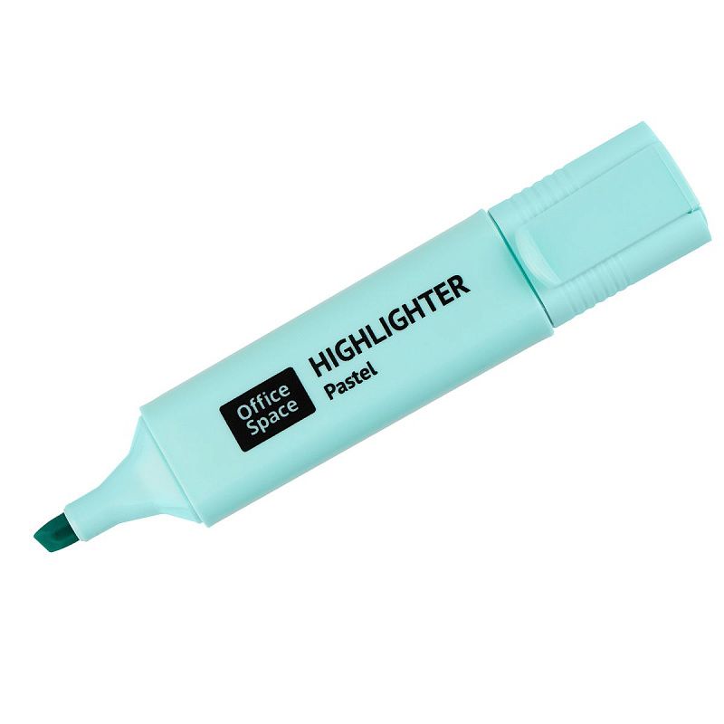 Текстовыделитель OfficeSpace пастельный цвет, голубой, 1-5мм 