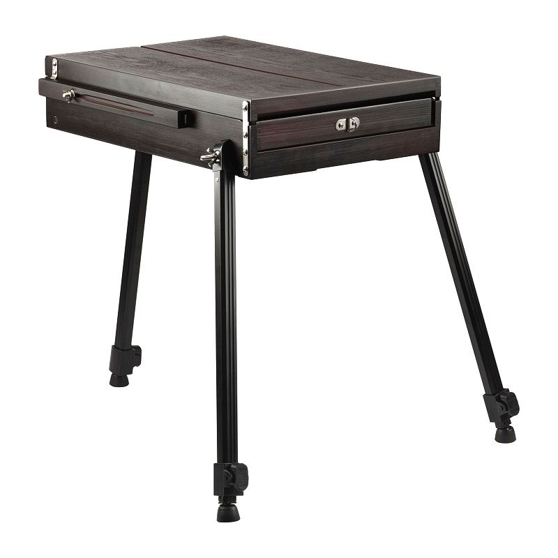 Этюдник напольный с ремнем и палитрой Гамма "Студия", 78*92*180см, сосна, коричневый