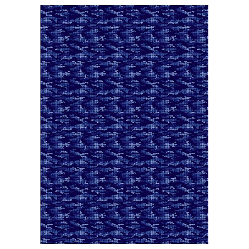 Упаковочная бумага глянц. 70*100см, MESHU "Military", 80 г/м2, ассорти, 4 дизайна