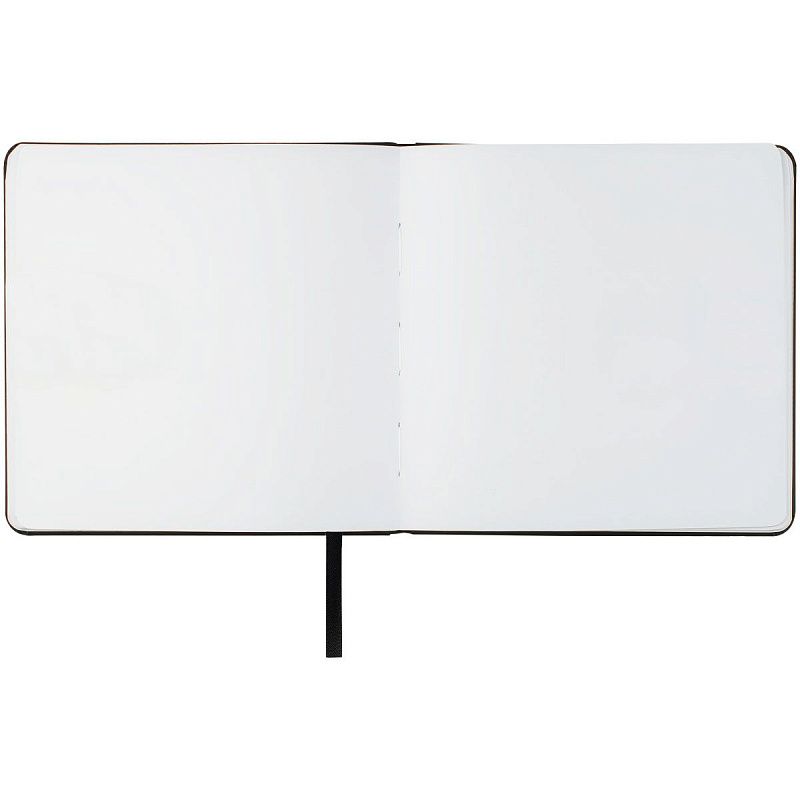 Скетчбук 80л., 150*150 Гамма "Студия", черный, твердая обложка, на резинке, белая, 140г/м2