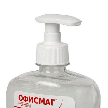 Мыло-крем жидкое 300 г ОФИСМАГ, "Премиум жемчужное", с антибактериальным эффектом, дозатор, 606782 