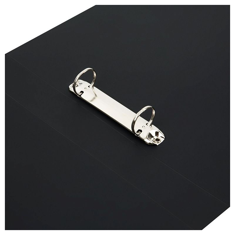 Папка на 2 кольцах OfficeSpace "Вита" А4, 40мм, 500мкм, пластик, черная 