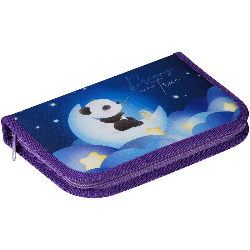 Пенал 1 отделение, 190*130 ArtSpace "Panda", ткань 