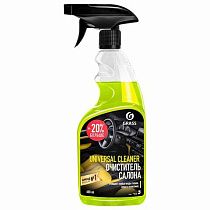 картинка Очиститель салона для велюра, кожи, пластика 600 мл GRASS UNIVERSAL CLEANER, триггер, 110392 магазин являющийся официальным дистрибьютором в России картинка Очиститель салона для велюра, кожи, пластика 600 мл GRASS UNIVERSAL CLEANER, триггер, 110392 от магазина