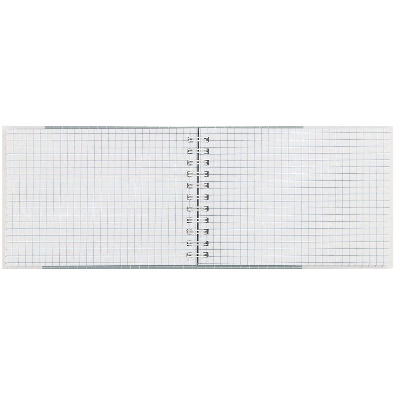 Блокнот А6 80л. на гребне BG "Shiny mono", твердая обложка, матовая ламинация, тиснение фольгой