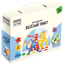 Игра напольная ТРИ СОВЫ "Веселый твист", поле 1,2м*1,8м, картонная коробка