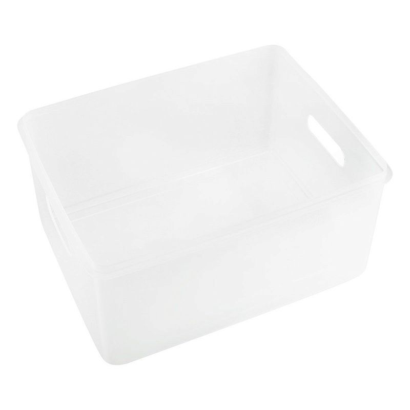 Контейнер для документов СТАММ А4, 260*330*160мм, пластик., прозрачный 