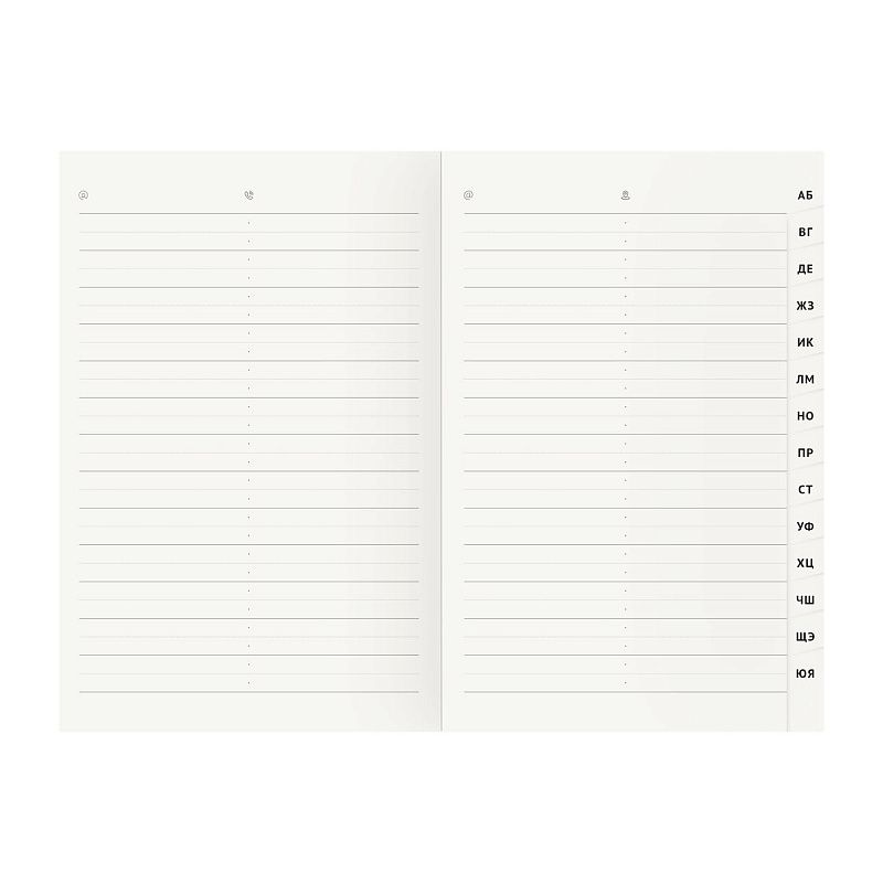 Телефонная книга А5, 80л., кожзам, OfficeSpace "Winner" синий, с вырубкой