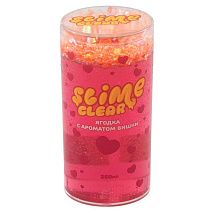 Слайм Slime "Clear-slime. Ягодка", красный, с наполнением слюда, с ароматом вишни, 250г Слайм Slime "Clear-slime. Ягодка", красный, с наполнением слюда, с ароматом вишни, 250г