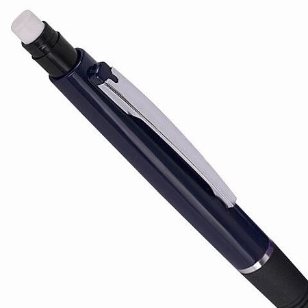 Набор BRAUBERG "Modern": механический карандаш, корпус синий + грифели НВ, 0,5 мм, 12 штук, блистер, 180335 