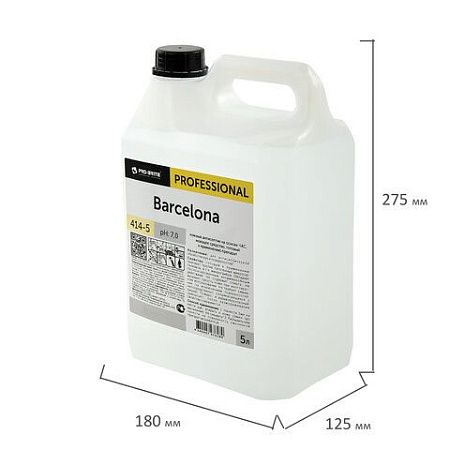 Антисептик для рук и поверхностей бесспиртовой 5 л PRO-BRITE BARCELONA, жидкость, 414-5 