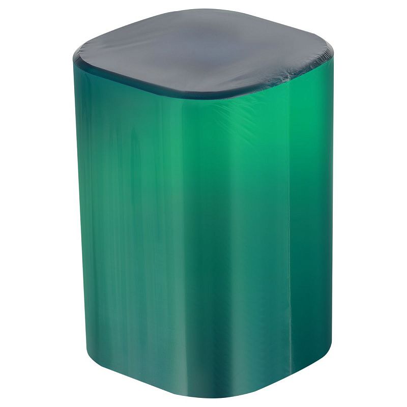 Подставка-стакан СТАММ "Фаворит", пластиковая, квадратная, зеленый "хамелеон"