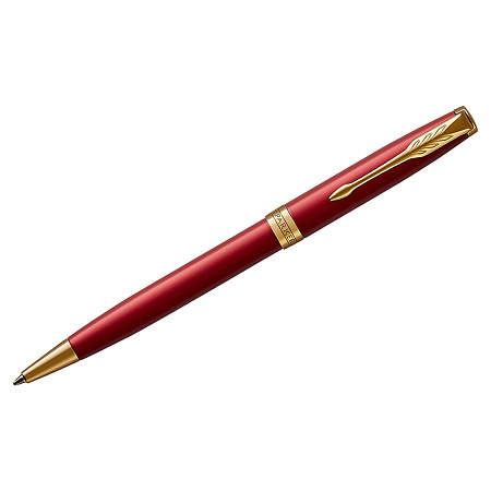 Ручка шариковая Parker "Sonnet Red GT" черная, 1,0мм, поворот., подарочная упаковка