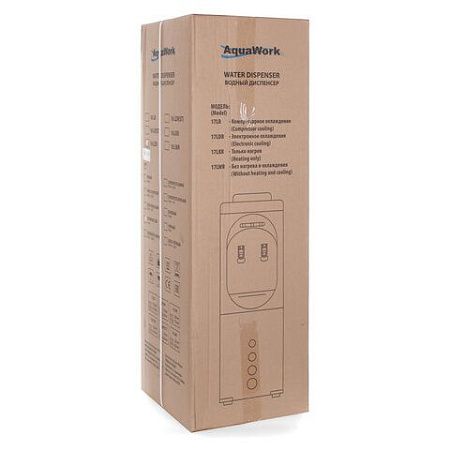 Кулер для воды AQUA WORK 16-LDR, напольный, НАГРЕВ/ЭЛЕКТРОННОЕ ОХЛАЖДЕНИЕ, 2 крана, б, 25857