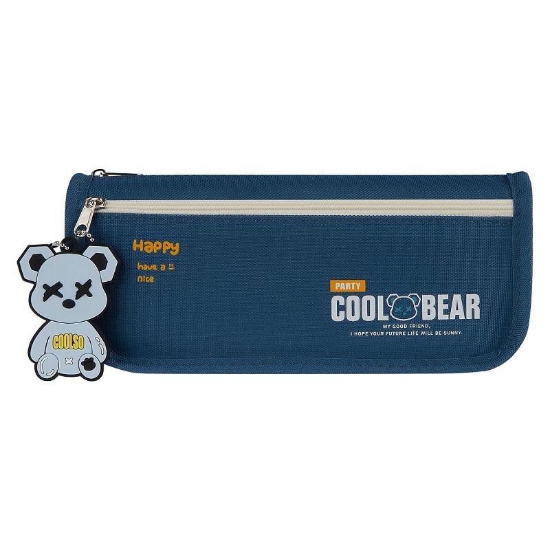 Пенал мягкий 210*100*50 MESHU "Color Bear", полиэстер 