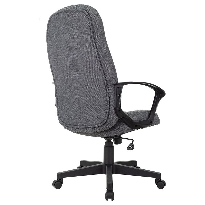 Кресло руководителя Helmi HL-E98, ткань серая, пластик, механизм качания