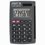 Калькулятор карманный STAFF STF-6248 (104х63 мм), 8 разрядов, двойное питание, 250284