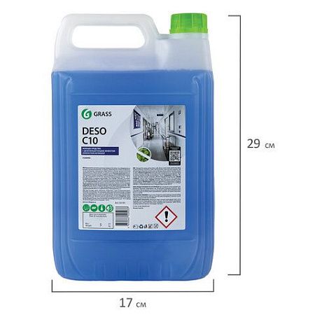 Средство моющее c дезинфицирующим эффектом 5 кг GRASS DESO C10, концентрат, 125191 