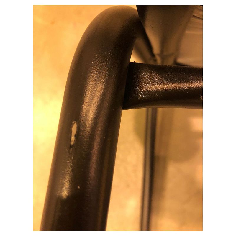 УЦЕНКА-Стул Helmi HL-F02 "Стандарт", каркас черный, обивка ткань черная (осн 330638)