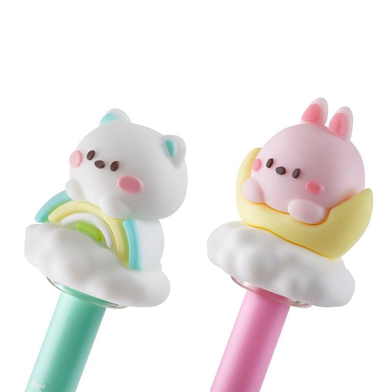 Ручка шариковая MESHU "Cute Dreamers" синяя, 0,7мм, корпус ассорти 