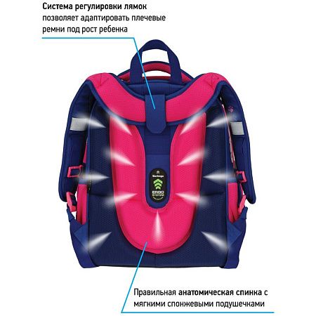 Ранец Berlingo Expert "Scary cat" 37*28*16см, 2 отделения, 2 кармана, анатомическая спинка 