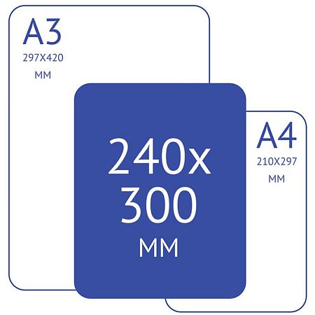 Бумага для акварели, 25л., 240*300мм, Clairefontaine "Etival", 300г/м2, холод. пресс., склейка по сторонам