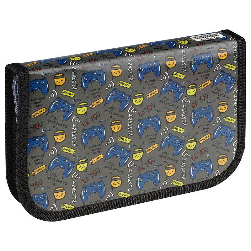 Пенал 1 отделение, 200*130 ArtSpace "Game on", ламинированный картон 