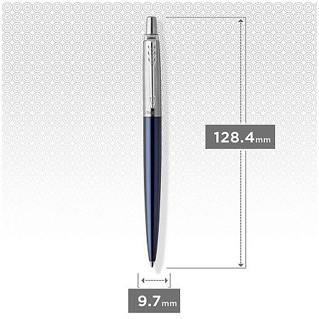 Набор Parker "Jotter London": шар. ручка Blue + гел. ручка Stainless Steel, 1,0мм, кнопочн., блистер 