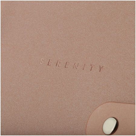 Записная книжка А5 96л. ЛАЙТ, кожзам, скрытый гребень, Greenwich Line "Shimmer. Dusty pink", блок в линию