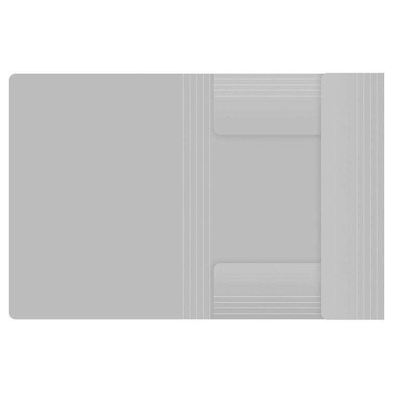 Папка на резинке Berlingo "Soft Touch" А4, 600мкм, серая 